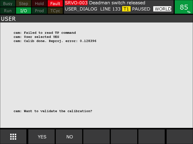 Reprojection error