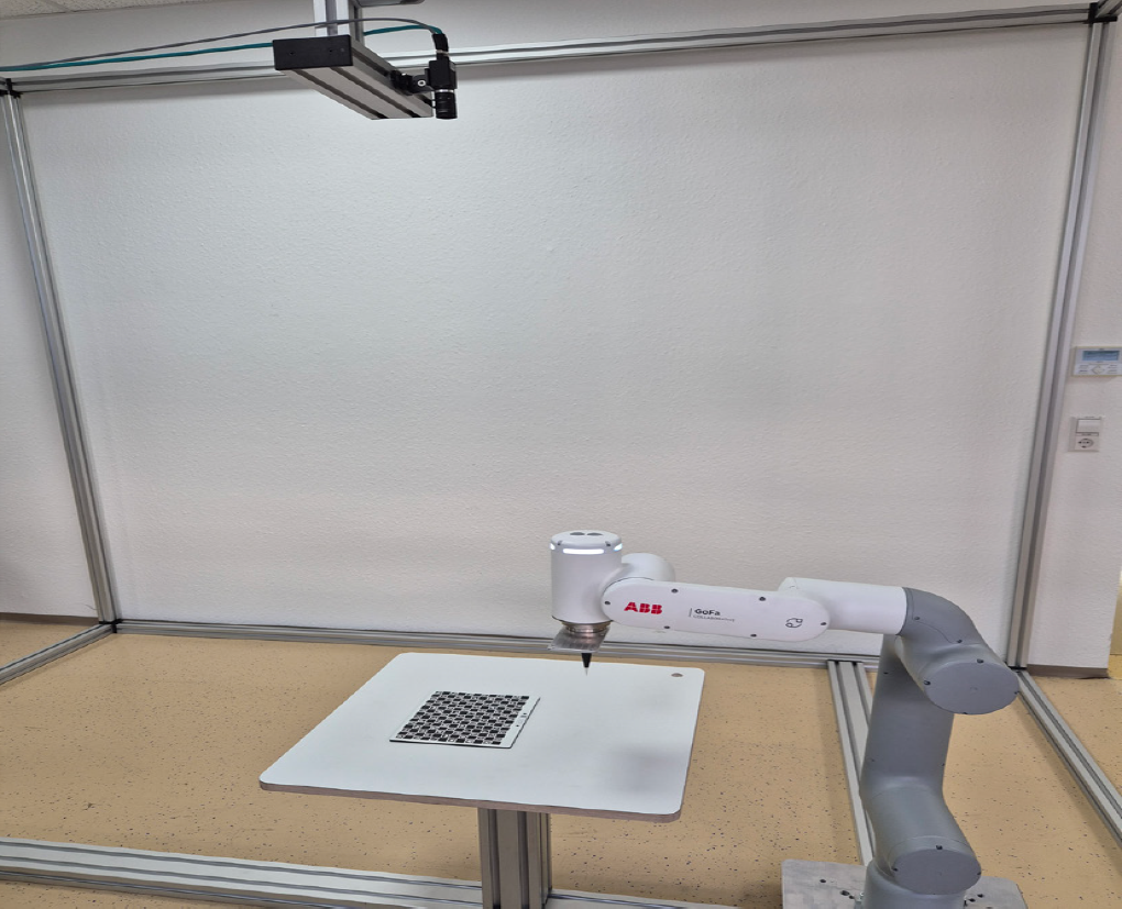 without wenglor robot server, board placed